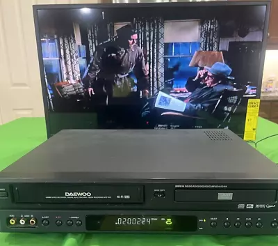 DAEWOO DV6T811N DVD/VCR 6 Head Combo Recorder Hi-Fi Player Tested/Working • $59