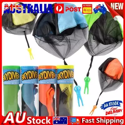 Hand Throwing Kids Mini Play Parachute Toy Man Model Outdoor Sports Toys • $7.38