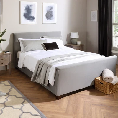 £299.99 • Buy Fairmont Grey Velvet Bed - Double Bed, King Size Bed