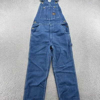 Work N' Sport Mens Carpenter Farm Work Trucker Carpenter Bib Overalls Size 32x32 • $25.99