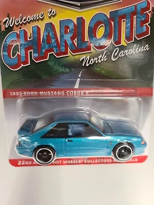 22nd HOT WHEELS CHARLOTTE NATIONALS 93’ FORD MUSTANG COBRA R WITH TSHIRT • $249.99