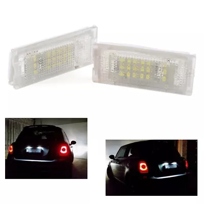 LED License Number Plate Light Fit BMW Mini Cooper R50 R52 R53 CANBUS Lamp 2pcs • $12.31