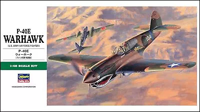 Hasegawa 09086 P-40E Warhawk 1/48 Model Kit - US • $31.95