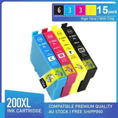 15x T200 XL Ink For Expression Home XP100 XP200 XP300 XP400 XP310 XP410 • $22.50