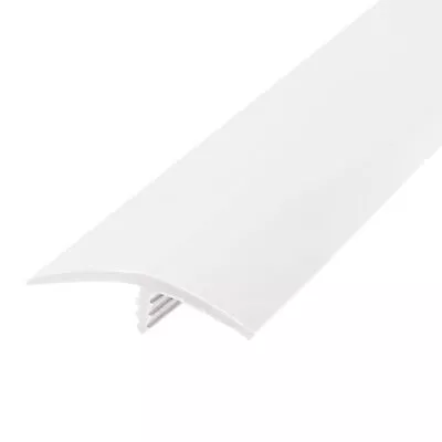 Outwater Plastic T-molding 1-9/16 Inch White Flexible Polyethylene Off-Set Barb • $213.99