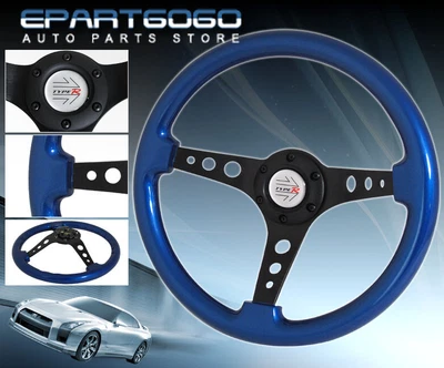 $62.99 • Buy Tracking Drifting Tuning Sport Steering Wheel Jdm Vip Button Horn