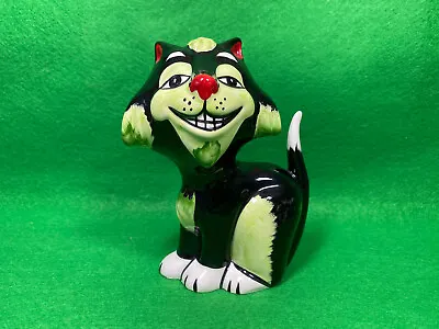 LORNA BAILEY CAT FIGURE - GROWLER Signed By Lorna Bailey • £40