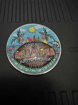 Rare 🔥MiamiDade Police Department LIV Super Bowl South FL Coin 02/02/2020 Miami • $85