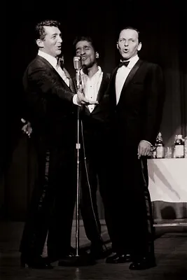 The Rat Pack Performing Music Band Print Wall Art Home Decor - POSTER 20x30 • $23.99