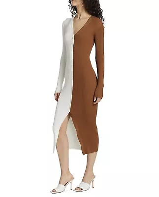 $88 • Buy NWOT! • STAUD • Shoko Colorblock Body-Con Sweater Dress • Size XS • Retail $165