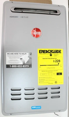 $649.95 • Buy Rheem ECO200XLN3-1 Outdoor Natural Gas Tankless Water Heater For Parts/Not Worki