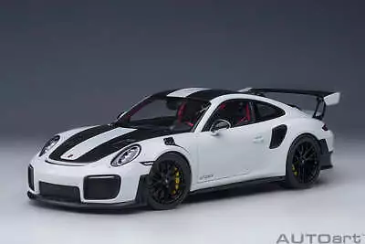 AUTOart Porsche 911 991.2 GT2 RS W/ Weissach Pkg White 1:18 • $199.99