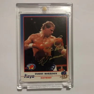 1991 Tommy Morrison Kayo Trading Cards Promo #060 Autographed By Tommy Morrison • $99