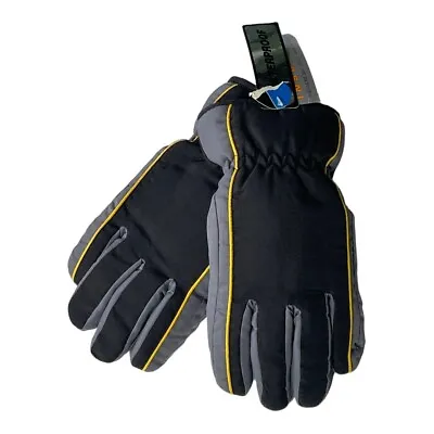 Thinsulate Insulation 40 Gram Black Winter Ski Gloves Adult Size Large • $12