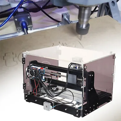 Mini CNC 3018-SE V2 Router Machine Engraver With Transparent Enclosure + Spindle • $228