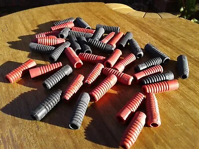 $19.99 • Buy Bag Of 42 NOS Vintage Rubber Speaker Wire Boots/Grips/Pants For Audio Cables