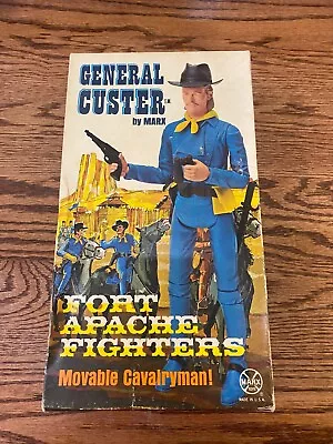 Marx Johnny West Fort Apache Fighters Vintage General Custer (2) W/ Box ORIGINAL • $179.99