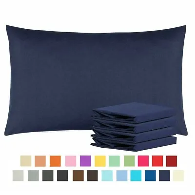 1500 SERIES PILLOWCASES 2 Pillow Cases Per Set King Queen Standard European Size • $9.99