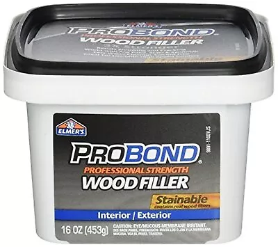ELMERS Available Stainable Wood Filler 1 Pint (P9891) 16 Oz Brown • $18.22