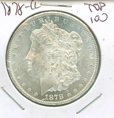 TOP 100 1878-CC Morgan Dollar - VAM 11  Lines In Wing - WHITE Frosty Low MS Coin • $399.99