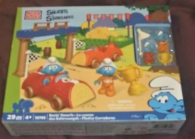 Mega Blocs   Lacourse Des Smurfs   10745 The Smurfs 2012 Peyo • $31.02