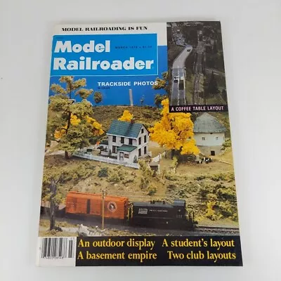 Model Railroader Magazine Mar 1978 Vol 45 No 3 Basement Empire Coffee Table Set • $4.99