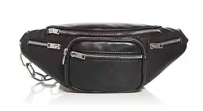 $819.61 • Buy Alexander Wang Attica Leather Belt Black Bag