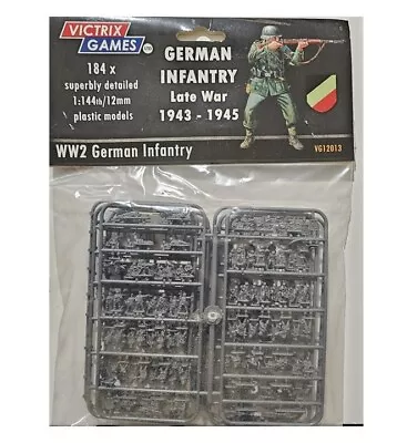 12mm/1:144 Victrix VG12013: German Infantry Late War 1943-1945 • $37.97