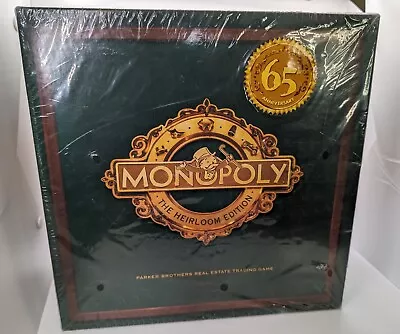 MONOPOLY Heirloom Edition Luxury Wood Box 65th Anniversary Sealed 2000 Ed. Game • $99.99