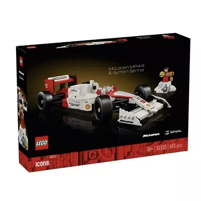 LEGO ICONS 10330 McLaren MP4/4 Ayrton Senna - Brand New Release - In Stock Now! • $128.65