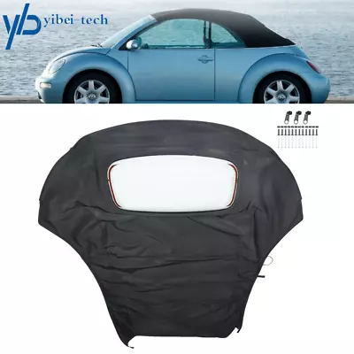 For Volkswagen VW Beetle 2003-2008 2009 Replacement Black Convertible Soft Top • $345.08