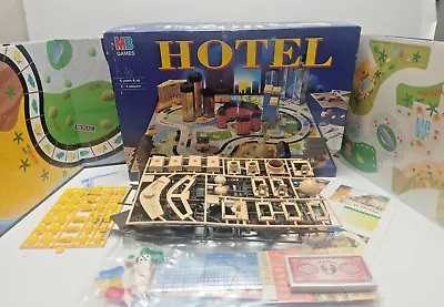 Vintage Hotel Board Game 2001 Contents Unused MB Games Hasbro Very Rare • £75