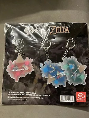 Splatoon X The Legend Of Zelda Splatfest Keychain Set My Nintendo Rewards New • $15