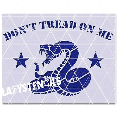 Don't Tread On Me Stencil - American Flag Freedom 1776 Army • $9.79