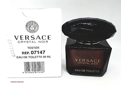 Versace Crystal Noir Edt 3.0 Oz / 90 Ml For Women With Cap (new In White Box) • $45.50