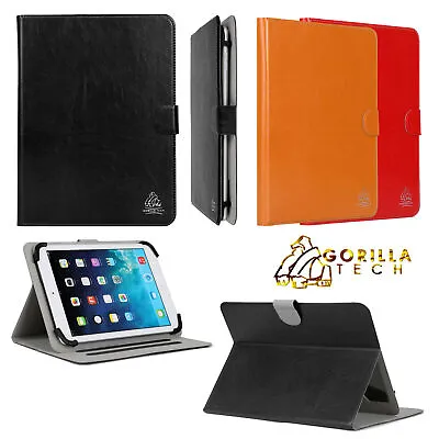 Gorilla Tech Universal Book Case Leather Stand Flip Cover For 7/8'' IPad&Tablets • £9.99