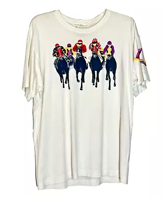 Escada Vintage Race Horse Tee Shirt • $40