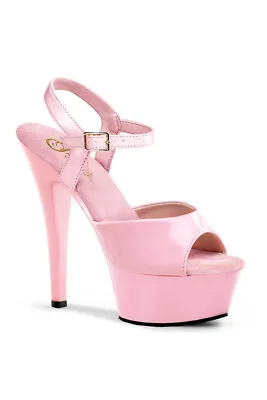 High Heel Platform Pole Dancing Lap Dancer Shoes Pleaser Kiss 209 Rrp £65 • £50