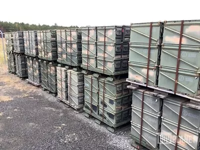 40MM Military Surplus Ammo Can PA120 -(1) PALLET (42 Cans)   Bulk Pallet Price • $550