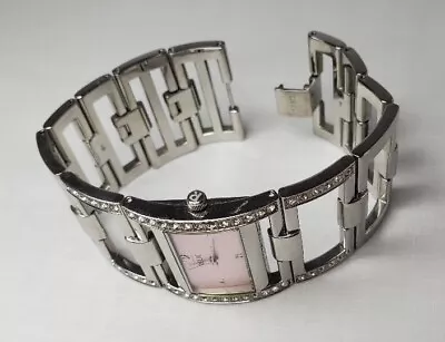 $20 • Buy Relic Fashion Wristwatch All Stainless Steel With Rhinestones