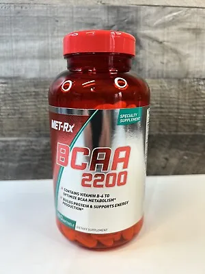 MET-Rx BCAA 2200 Amino Acid Supplement Muscle Recovery 180 Softgels X  • $18.99