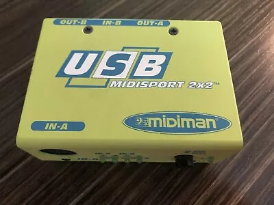 Midisport Midiman 2 X 2 Usb Interface • $40