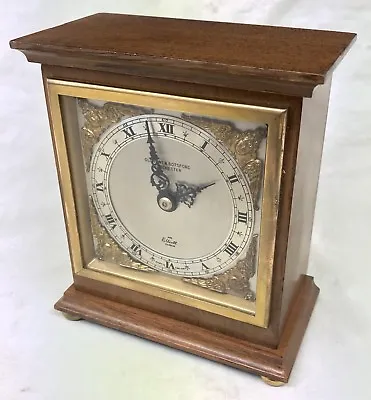 ELLIOTT LONDON Walnut Bracket Mantel Clock OLLIVANT & BOTSFORD MACHESTER • $367.14