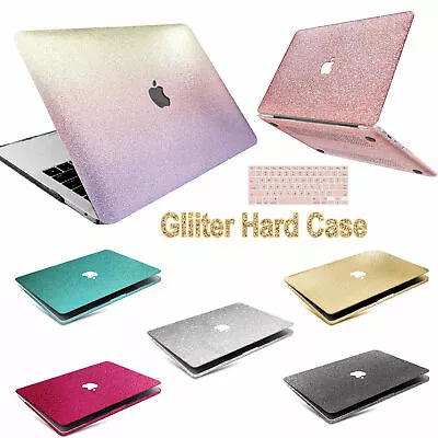 Shinny Glitter Powder Laptop Rubberized Hard Case Cover For New Macbook Pro Air • $29.11