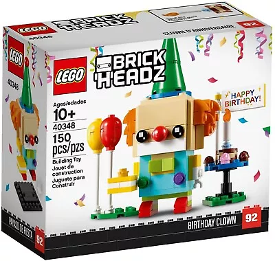 LEGO Exclusive BrickHeadz Set #40348/BIRTHDAY CLOWN    NISB • $24