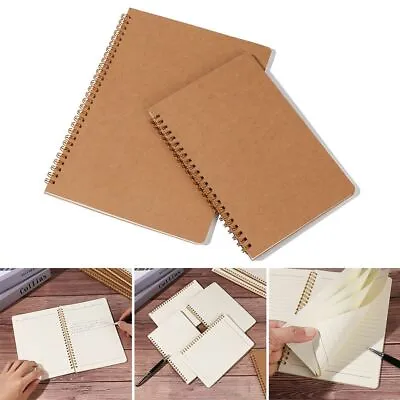Diarybook Writing Pads B5 Kraft Paper Notebook 16K Workbooks Coil Notebooks • $10.73