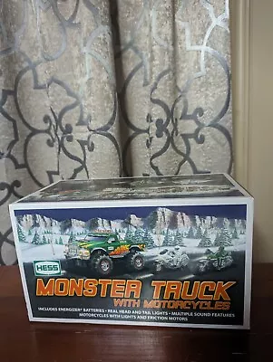 2007 Hess Monster Truck With Motorcycles - Collectible  IN ORIGINAL BOX • $21.99