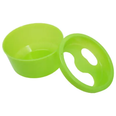 Acetone Resistant Round Style Manicure Bowl With Removable Lid - Green • $5.39