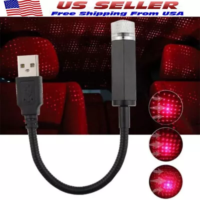 USB Car Accessories Interior Atmosphere Star Sky Lamp Ambient Night Lights US • $4.86