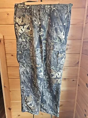 Vintage Mossy Oak Breakup Camo Hunting Pants Original Mens XL Made In USA. Rare • $79.99